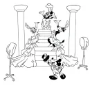 Mickey Mouse kleurplaat 24